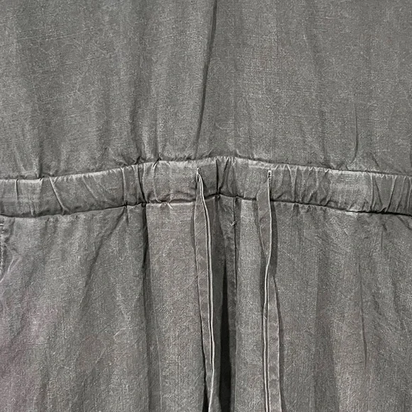 Anthropologies Cloth And Stone Gray Size Small Jumpsuit Romper Pants Wrap top - Picture 5 of 9